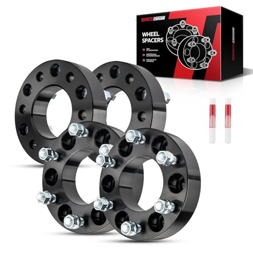 Torchbeam 6x135mm to 6x139.7mm Wheel Adapters 1.5 inch with M14x2 Thread Pitch 87.1mm Hub Bore 4pcs Adapters for 2004-2014 F-150 2003-2014 Expedition Navigator Mark LT Changes Bolt Pattern
