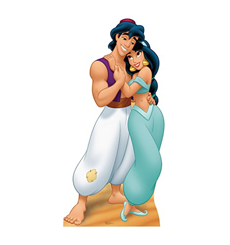 Advanced Graphics Aladdin & Jasmine Life Size Cardboard Cutout Standup - Disney's Aladdin