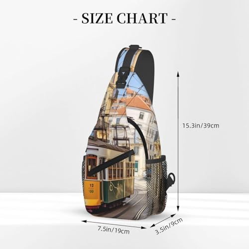 Bolso bandolera tipo sling para hombre y mujer miniatura 3