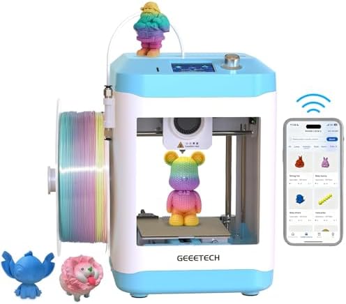 Impresora 3D GIANTARM GEEETECH M1S con Wi-Fi, Control Inteligente...