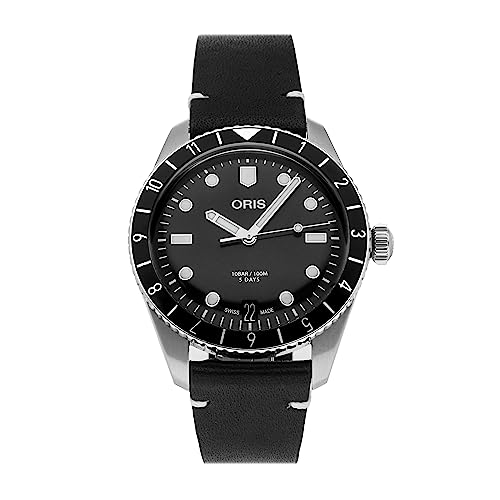 Oris Divers Automatic Black Dial Watch 01 400 7772 4054-07 5 20 82 (Pre-Owned)