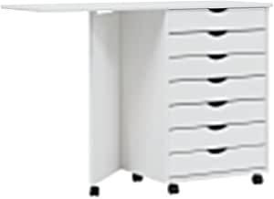Armoire de rangement avec roue Chêne noir 60 x 35 x 75 cm vidaXL | Leroy Merlin