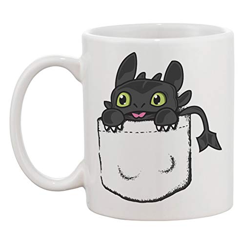 Tasca Sorridente Drago Sdentato Tazza in Ceramica