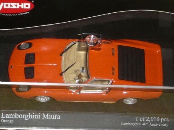 Amazon.co.jp: 1/43 MINICHAMPS Lamborghini Miura 1966 Orange : Hobbies