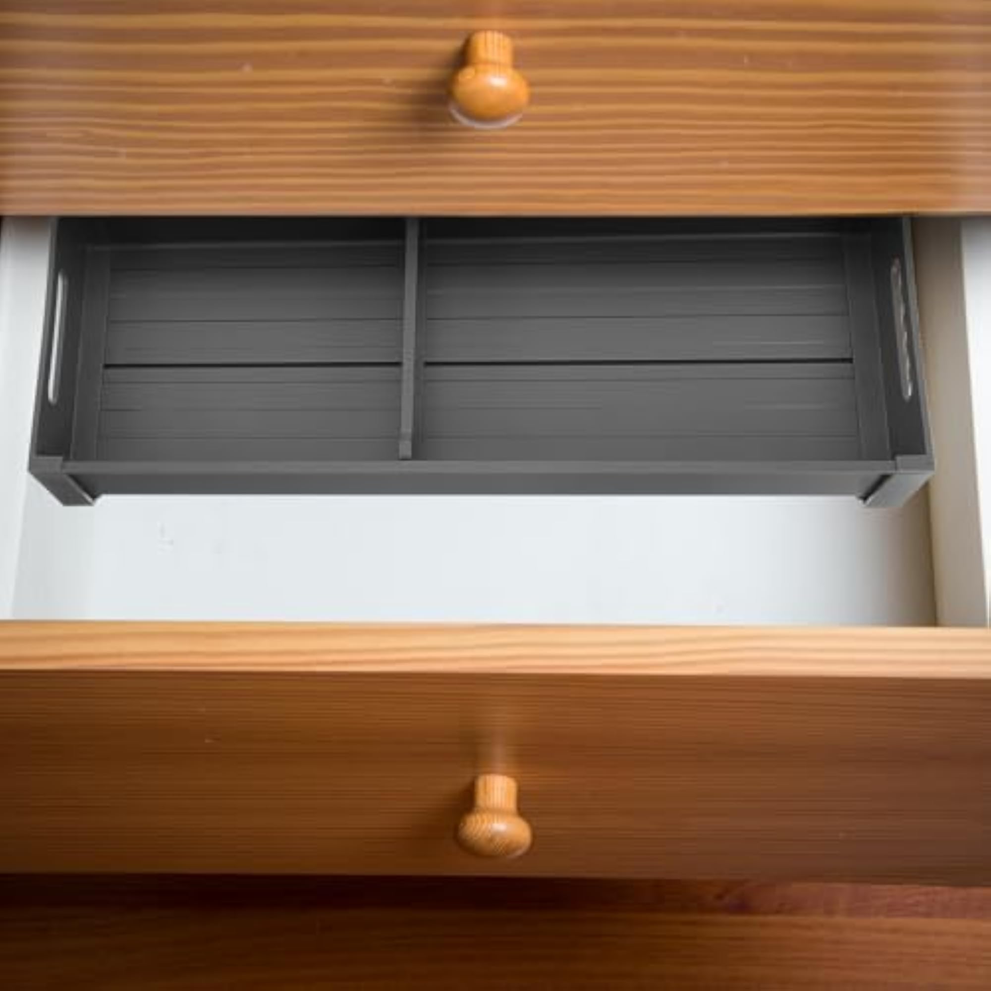 Adjustable Kitchen Drawer Cutlery Organizer Tray
