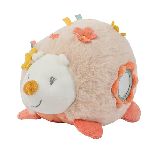 Hérisson d'activité Zoë Nattou en polyester beige de 22 cm - 2
