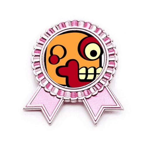 Pin's en forme de L pour dessin d'art indien rose idéal sur votre veste