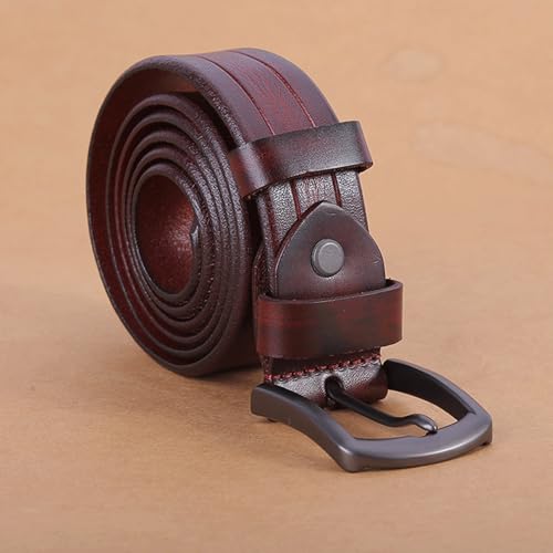 Pin Buckle Belts Cowhide Belt for Various Occasions Belts 105cm,110cm,115cm,120cm,125cm Belt for Men Jeans Work Belt3