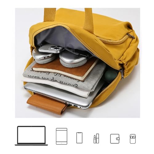 Heaneutrorty Backpack, Heaneutrorty Waterproof Versatile & Stylish Backpack for Women, Large Capacity-Everyday (Khaki)3