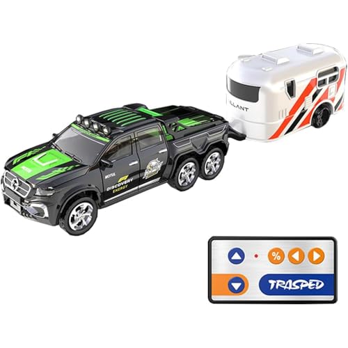 Image of Mini RC Car 1:64 Scale Remote Controlled Car from 3 4 5 6 Years 2.4GHz Mini RC Cars with Tractor and LED Light 3 Speed, Baby Cars Toy Gift