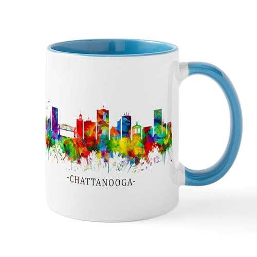 CafePress Chattanooga Tennessee Skyline Mug 11 oz