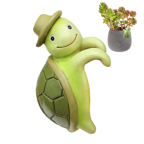 Whnbuij Approche de l'usine, Cintre de pour la Figure, Décoration de jardinières en résine, Tartotaliere Figure Crochet de de Jardin extérieur pour extérieur étang