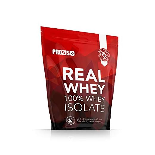 Prozis 100% Real Whey Isolate Proteína para Pérdida de Peso, Recuperación Muscular y Culturismo, Contenido Mínimo de Grasa, Chocolate - 1000g