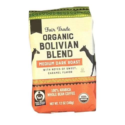 Trader Js Organic Fair Trade Whole Bean Coffee (12 oz, Bolivian Blend)