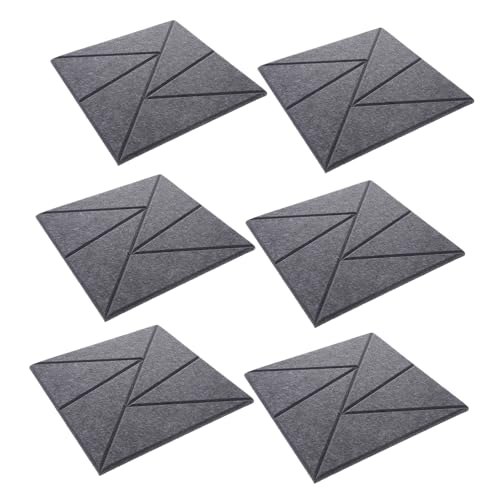 Paneles acústicos de absorción de sonido VICASKY 6 piezas autoadhesivos para insonorización en salas de música, gaming y oficinas miniatura 1