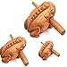 3 PCS Set Wooden Frog Guiro,Guiro, Musical Instruments,Music Gifts,Home Decor,Set of 3 Natural Wood Güiro Frog 12-9-7 cm