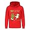 DEFANGYP Six Seven Christmas 67 boys hooded sweatshirt, Christmas 67 girls pullover, 2-13 years old (Red-150cm)