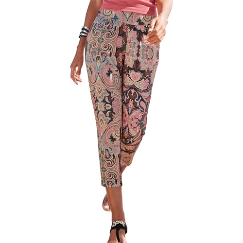 LASCANA Women's Paisley Cropped Pants