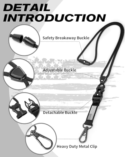 Liugx BL07 Badge Holder With Heavy Duty Breakaway Lanyard thumb #1