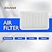 OXCANO CA9894 Engine Air Filter Compatible with Mazda 2 2011 2012 2013 2014 1.5L Replacement for ZJ0113Z40