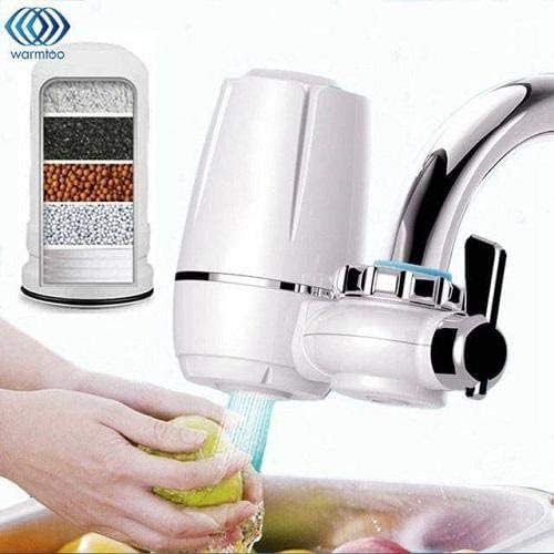 Ceramic tap water filter - Household water filter for kitchen faucet, washable water purifier, small ceramic