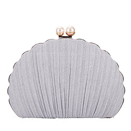 Image of Women Seashell Evening Bag Purse Mermaid Chain Strap Clutch Handbag Shoulder Bag | Seashell