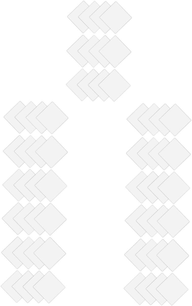 Mobestech 60pcs Non-Slip Carpet Grippers Slip Rug Pads for Hardwood Floors Prevents Sliding and Curling for Bathroom and Stairs