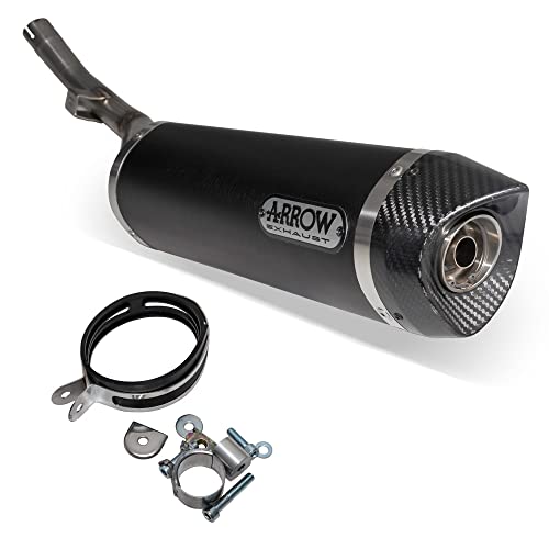 Yamaha WR 125 R/X 2009-2016 ARROW MARMITTA ALLUMINIO THUNDER YAMAHA WR 125 X\'09 CON FOND.CARBY RIC.ORIGINALE + RIC. ARROW OMOLOGATA