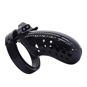 Heren zwarte hoogwaardige hars sport Lock Ring-accessoires (5 maten) O~37
