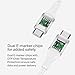 Belkin USB C to USB C Cable, 3.3ft, 240W - Type C Charger, iPhone Charger Cord, Fast Charging for iPhone 17, Galaxy S25, Pixel 10, MacBook, Chromebook, iPad Pro, Switch Steam Deck - White