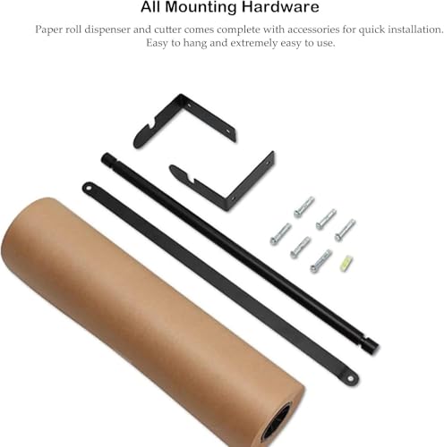 Distributeur de papier mural en acier noir au design minimaliste - 8