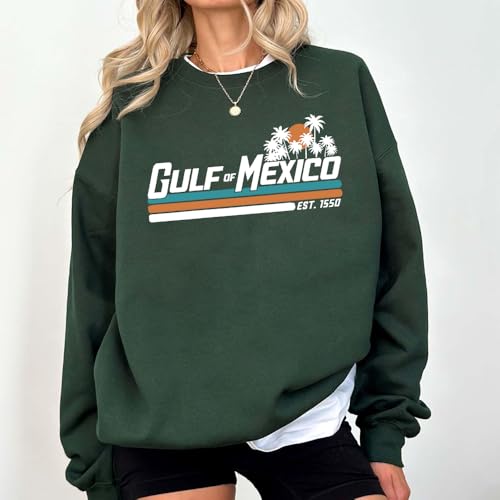 Gulf Of Mexico Sweatshirt Vintage Gulf Of Mexico Forever Sweatshirt Funny Vintage Graphic Casual Shirt3