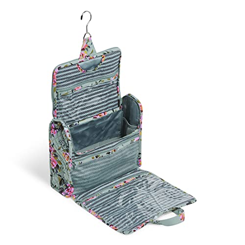 Vera Bradley Women's Cotton Grand Hanging Travel Organizer, Rosy Outlook - Recycled Cotton, One Size #TOP2