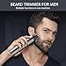 7d24hcare Beard Trimmer for Men - 5 in 1 Kit Electric Razor, Nose Hair Trimmer with LED Display, Cordless Mustache Body Face Grooming Kit, Waterproof Rechargeable Beard Shaver