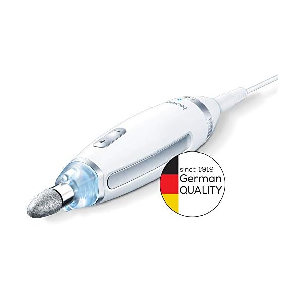 Beurer MP 62 Maniküre-/ Pediküre-Set, elektrische Nagelfeile mit 10 hochwertigen Nagelpflege-Aufsätzen, LED Licht… – Bild 13