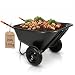 SPRINGOS Schubkarre 300 Liter Zweirad-Schubkarre Gartenschubkarre