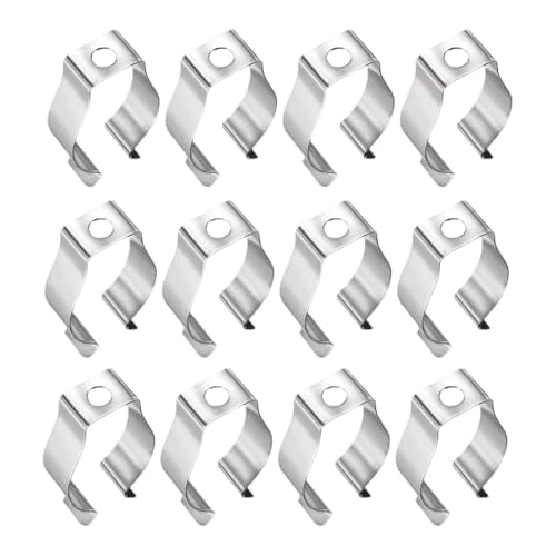 Image of Enakshi 12x Clips Holder Bracket for Integrated Tube Light Fixture LED Light Tube without Foot Wrap| Home & Garden|Lamps, Lighting & Ceiling Fans|Lighting Parts & Accessories