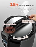 Nuwave Duet Air Fryer and Electric Pressure Cooker Combo with 2 Switchable Lids, 300 FoolProof One-Touch Presets, Crisp&Tender Tech, 6QT Heavy-duty Stainless Steel Pot, 15+ Safety Features