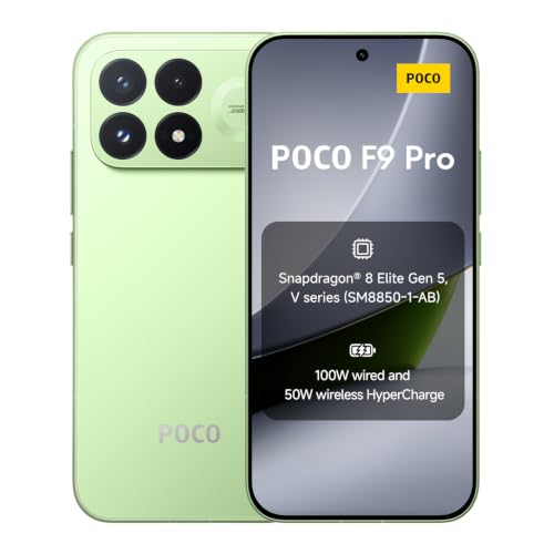 POCO F9 Pro, Smartphone 12+512, Aurora Green, 6330mAh, 100W charging
