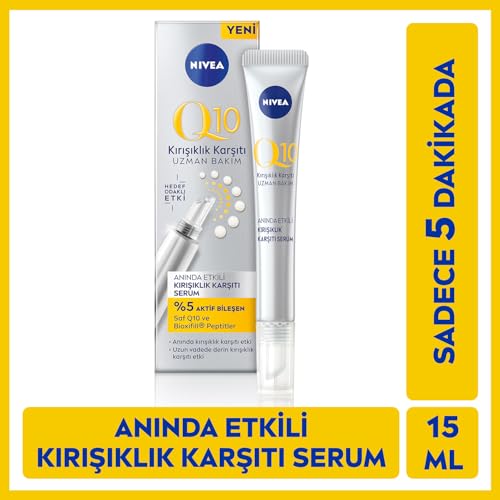 NIVEA Q10 3 Adımlı Kırışıklık Karşıtı Bakım Seti,Gündüz Kremi,Cilt Serumu ve Gece Kremi 50 ml