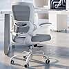 TRALT Office Chair - Ergonomic Desk Chair with Adjustable Lumbar Support, Mesh Computer Chair, Executive Chairs for Home Office Comfortable Lumbar Support (White)