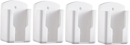 Operitacx Caja de almacenamiento de pared, soporte remoto para ventilador de pared, soporte para teléfono celular, soporte para teléfono celular,