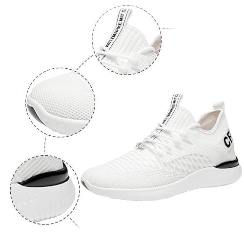 Elegantes zapatillas de malla para hombre con elevación invisible Elevate 4