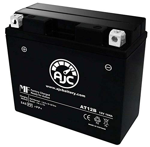 AJCBattery Compatible with Extreme Battery XTA12B-BS Powersports Battery
