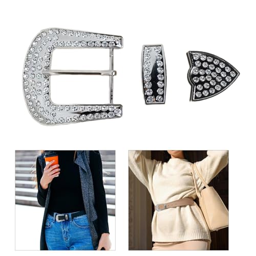 1pc/2pcs/3pcs Teens Belt Buckle Western Rock Belt Link Buckle Teens Belt Buckle Replace Replacements Supply2