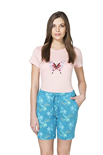 Image of Van Heusen Women's Lounge Allover Print Lounge Shorts - Modal Cotton - Functional Pocket, Superior Drape -Available in Pack of 1 & 2