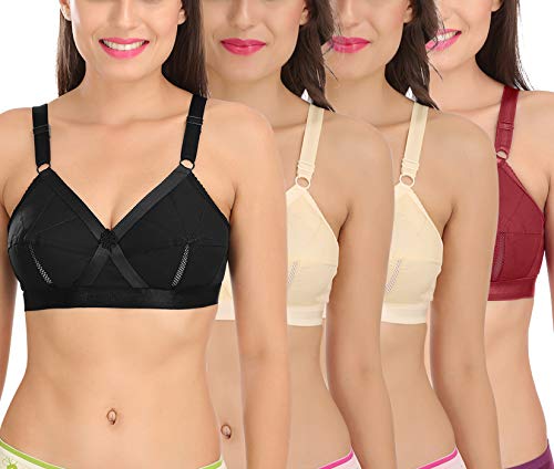 Image of SONA Perfecto Plus Size Cotton Bra for Woman Full Coverage Pack of 1