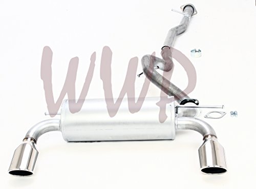 Performance Cat Back Exhaust Muffler System Kit Compatible With 06-10 Hummer H3 3.5L & 3.7L