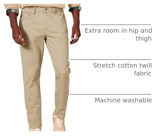 Image of Amazon Essentials Men's 5-Pocket Stretch Twill Pants