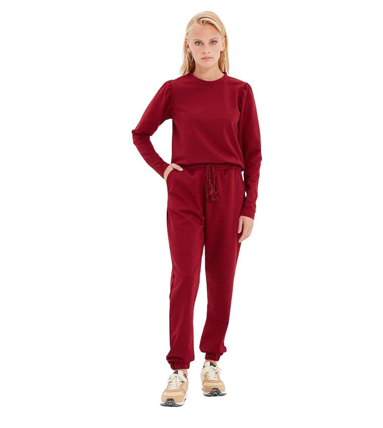 Combinaison de maison 2 pièces rouge S | Survêtement femme haute qualité